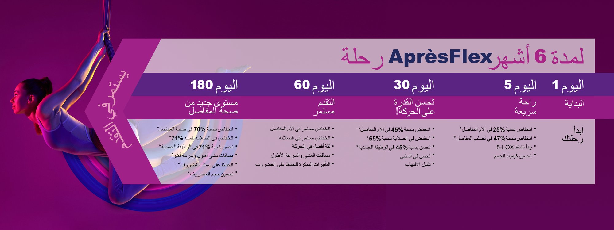 Apresflex Journey Chart - Arabic
