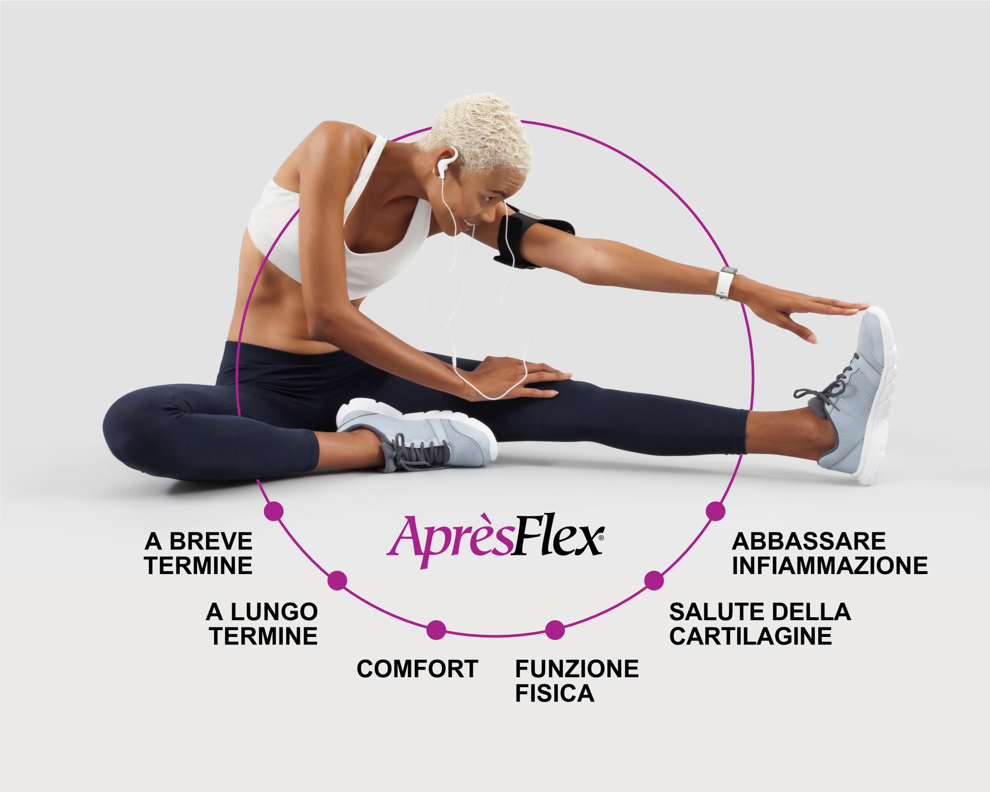 ApresFlex Circle Graphic - Italian